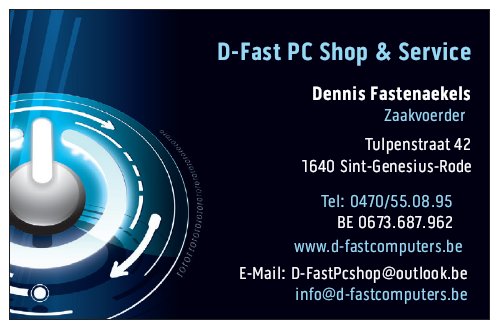 computerherstellers Sint-Genesius-Rode/Rhode-Saint-Genèse D-Fast PC Shop & Service